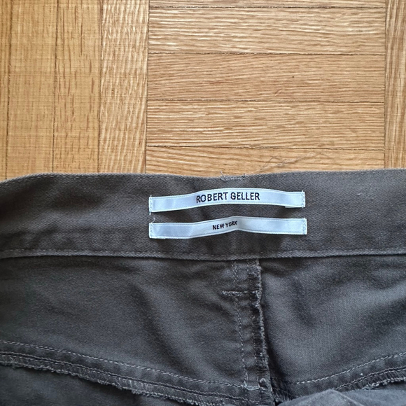 Robert Geller Slim fit Cotton Chino Pants Green Sz 52 Japan - Picture 4 of 9